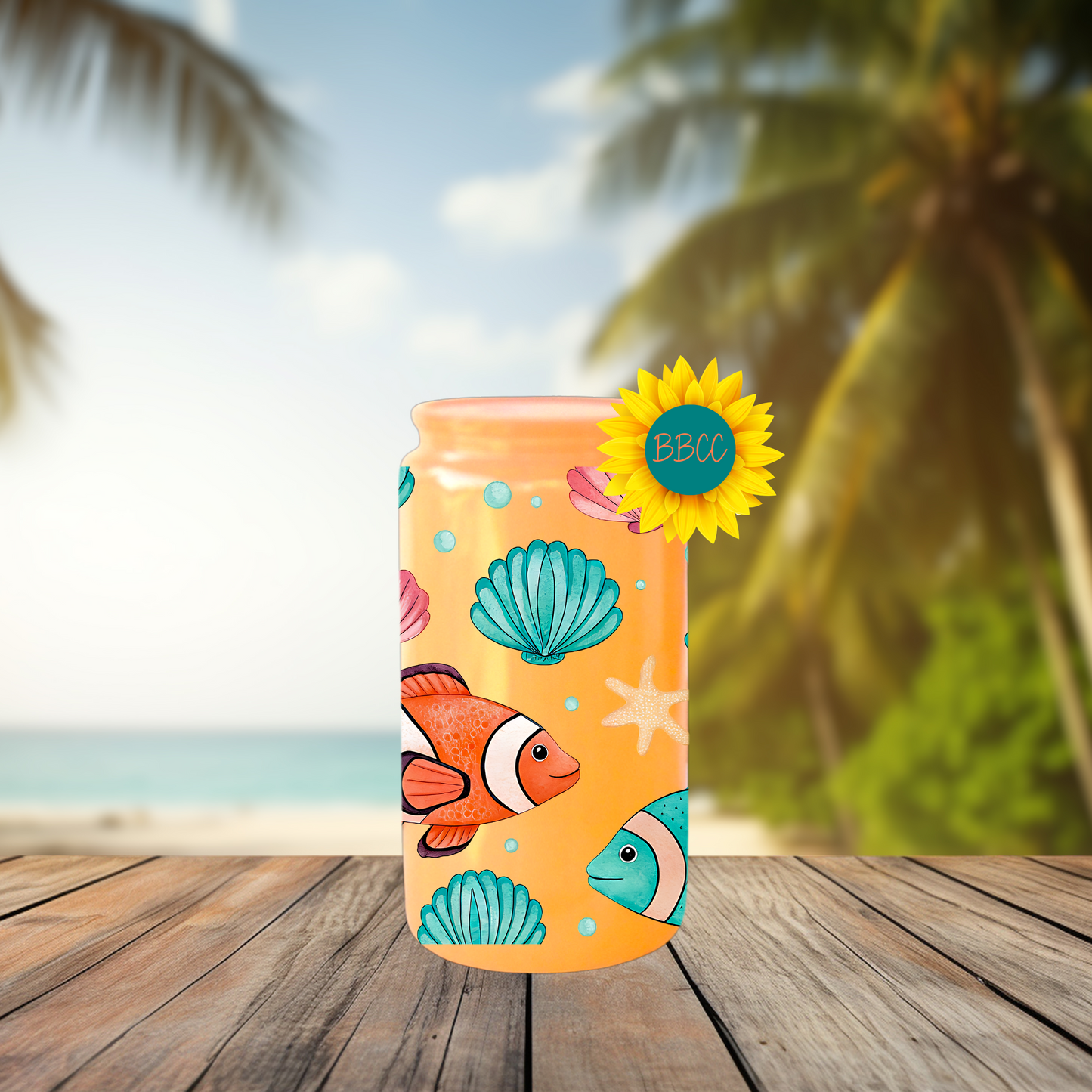16oz Clownfish Coastal Tumbler