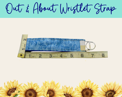 Petal Pairings Out & About Wristlet Strap | Handmade Fabric Wristlet