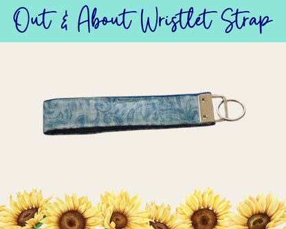 Petal Pairings Out & About Wristlet Strap | Handmade Fabric Wristlet