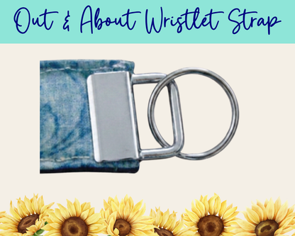 Petal Pairings Out & About Wristlet Strap | Handmade Fabric Wristlet