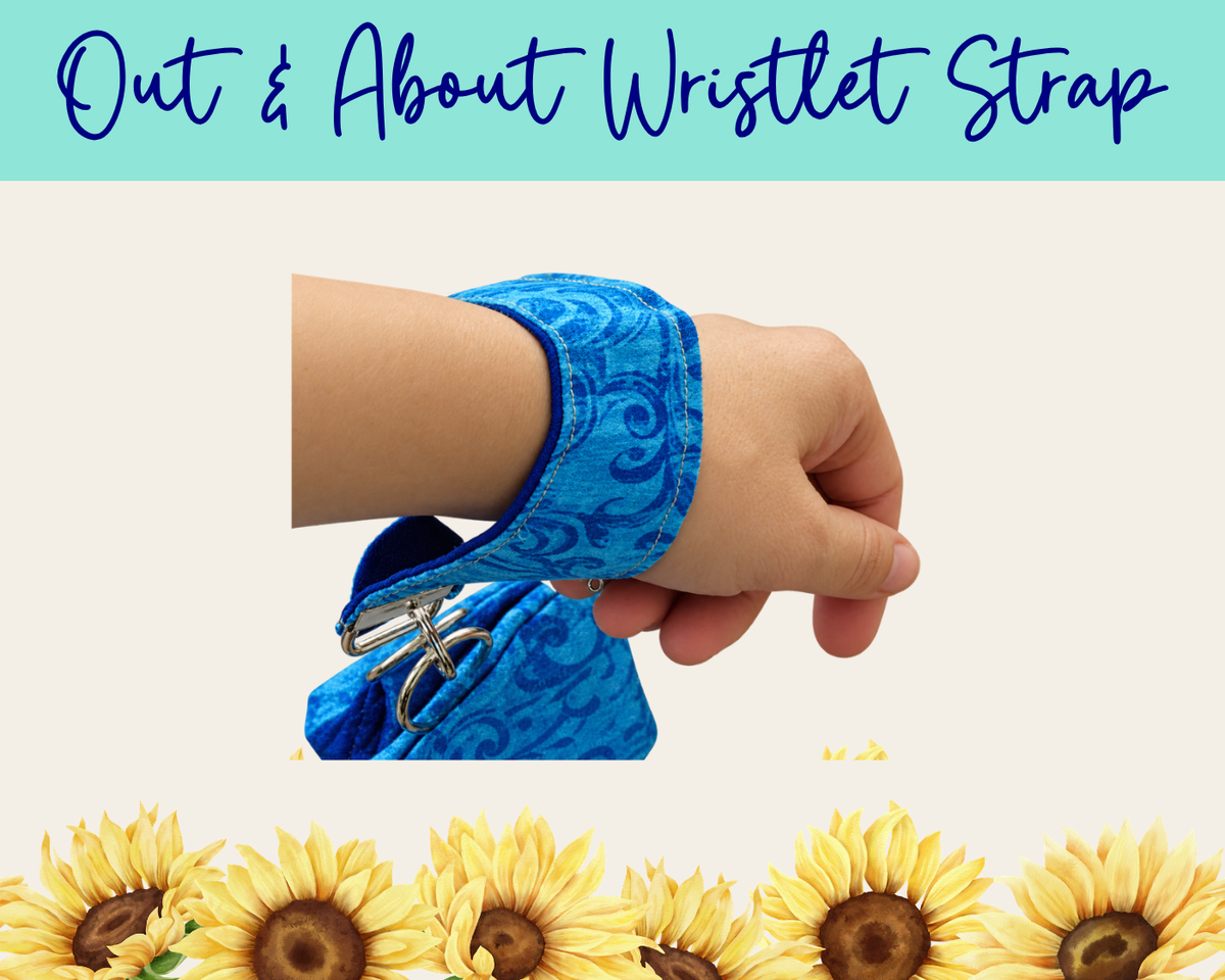 Petal Pairings Out & About Wristlet Strap | Handmade Fabric Wristlet