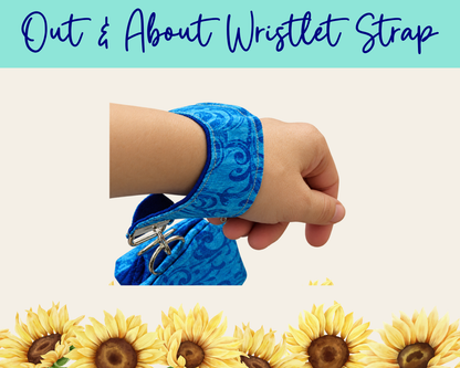 Petal Pairings Out & About Wristlet Strap | Handmade Fabric Wristlet