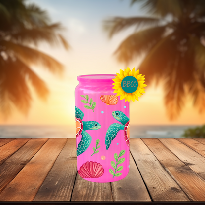16oz Sea Turtle Coastal Tumbler