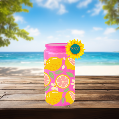 16oz Lemon Citrus Summer Tumbler
