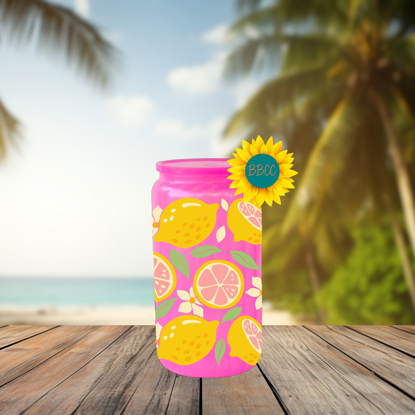 16oz Lemon Citrus Summer Tumbler