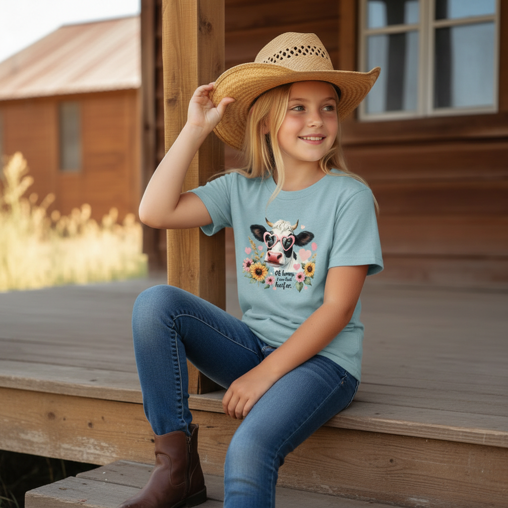 Oh Honey I Am That Heifer Youth Graphic Tee
