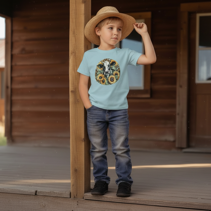 Sunflower Cow Youth Graphic Tee