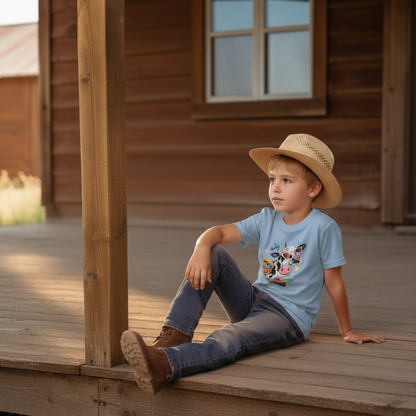 Oh Honey I Am That Heifer Youth Cowgirl Graphic Tee