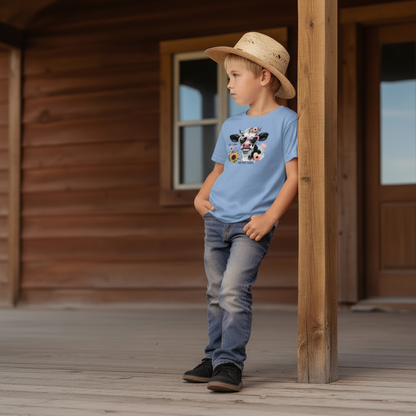 Oh Honey I Am That Heifer Youth Cow Graphic Tee