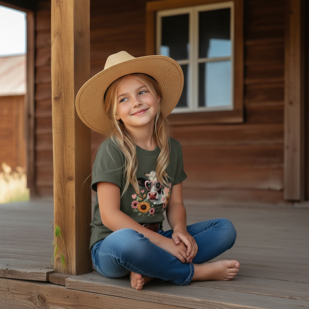 Oh Honey I Am That Heifer Youth Graphic Tee