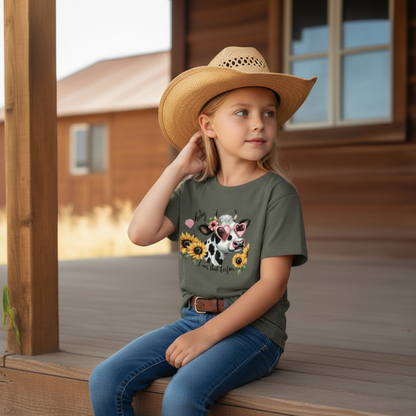 Oh Honey I Am That Heifer Youth Cowgirl Graphic Tee