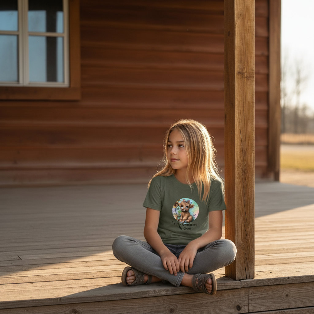 Easily Distracted By Cows Youth Graphic Tee