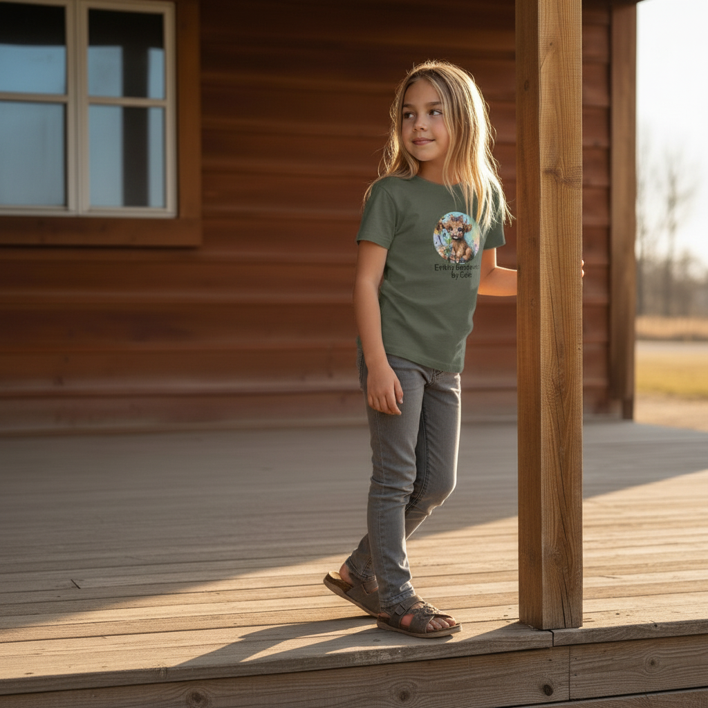 Easily Distracted By Cows Youth Graphic Tee