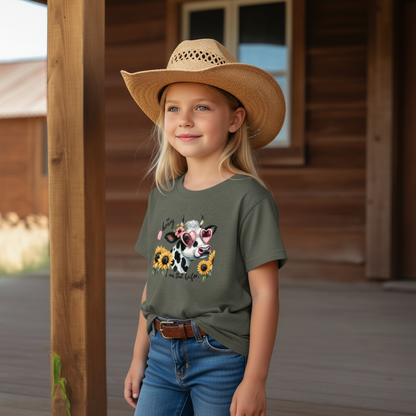 Oh Honey I Am That Heifer Youth Cowgirl Graphic Tee