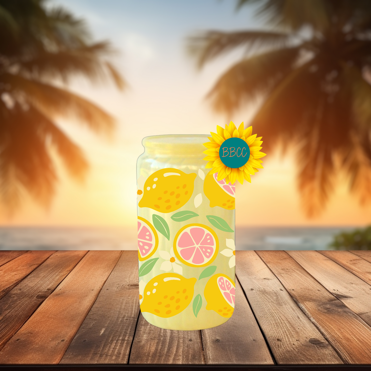 16oz Lemon Citrus Summer Tumbler