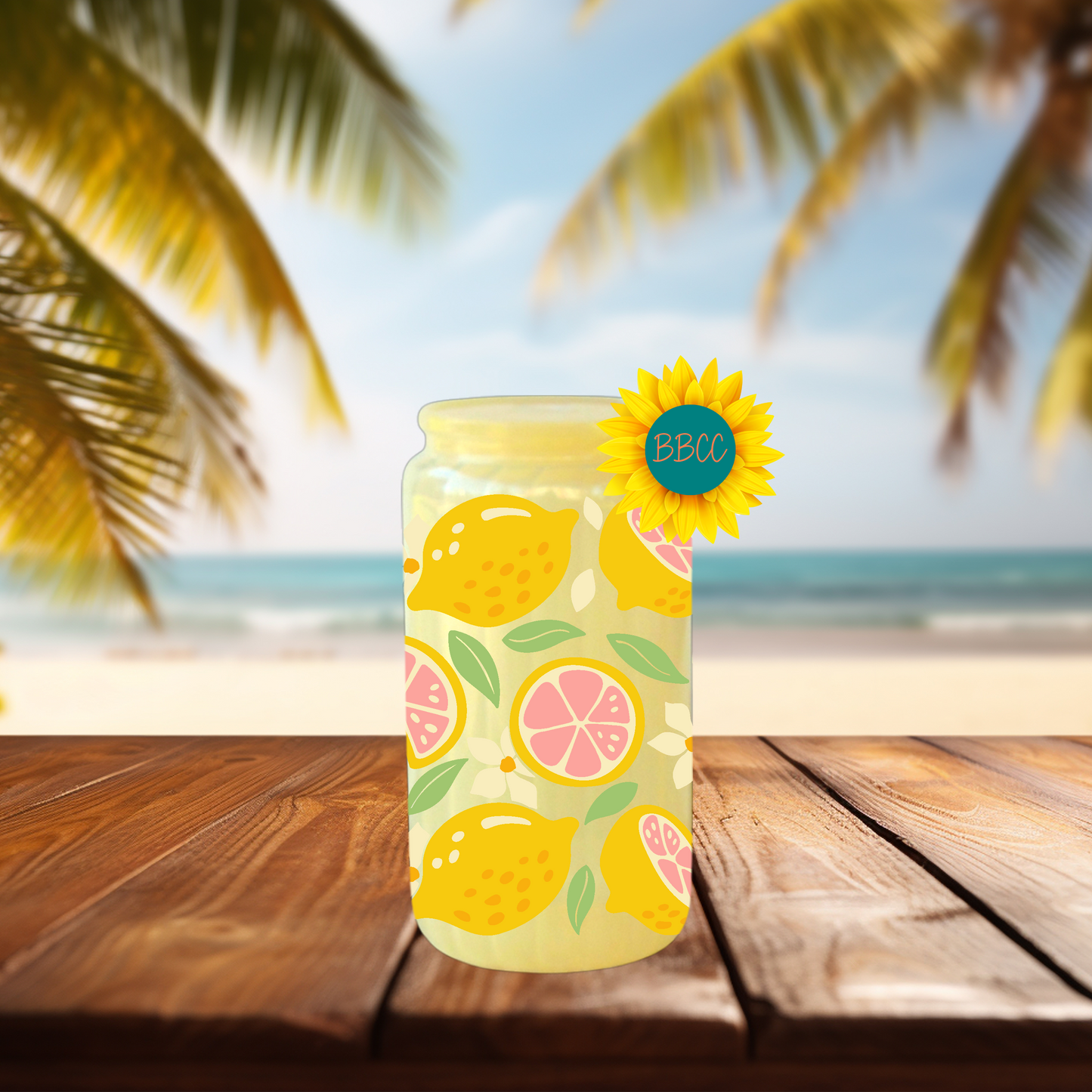 16oz Lemon Citrus Summer Tumbler
