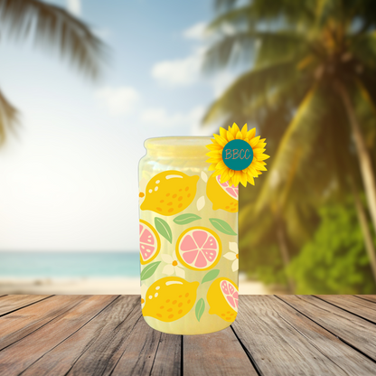 16oz Lemon Citrus Summer Tumbler
