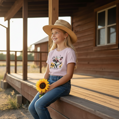 Oh Honey I Am That Heifer Youth Cowgirl Graphic Tee