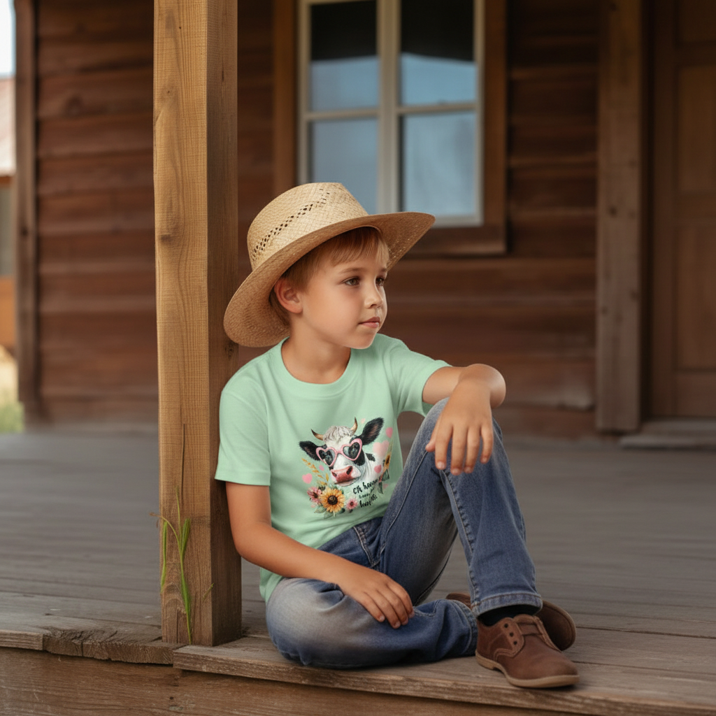 Oh Honey I Am That Heifer Youth Graphic Tee