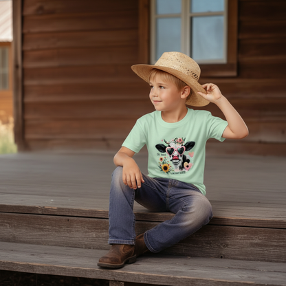 Oh Honey I Am That Heifer Youth Cow Graphic Tee