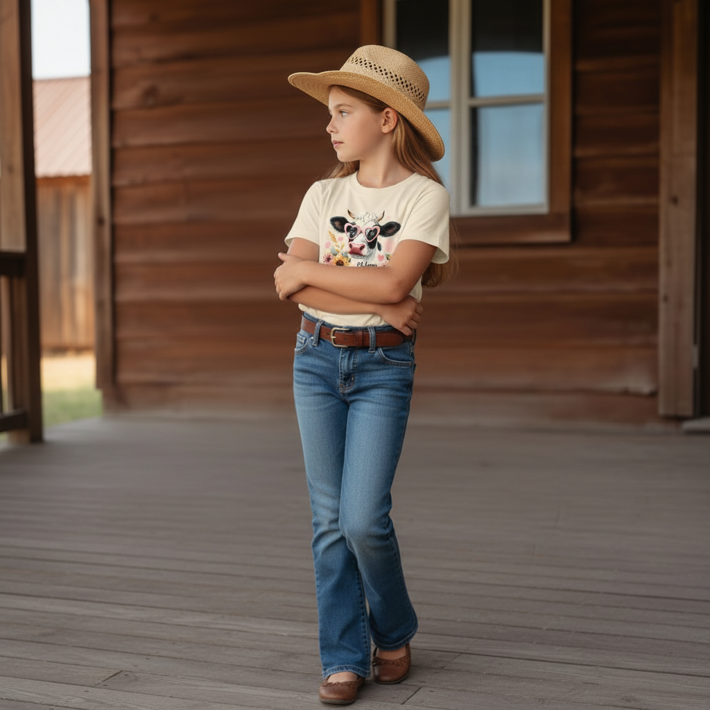 Oh Honey I Am That Heifer Youth Graphic Tee