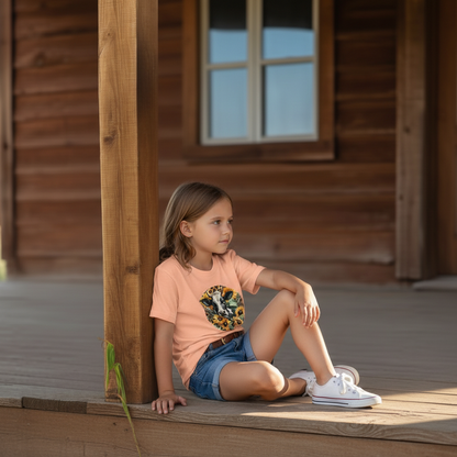 Sunflower Cow Youth Graphic Tee