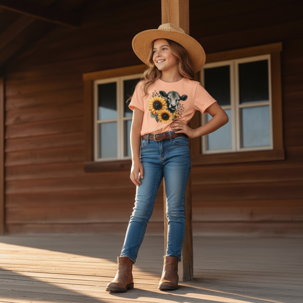 Oh Honey I Am That Heifer Youth Graphic Tee