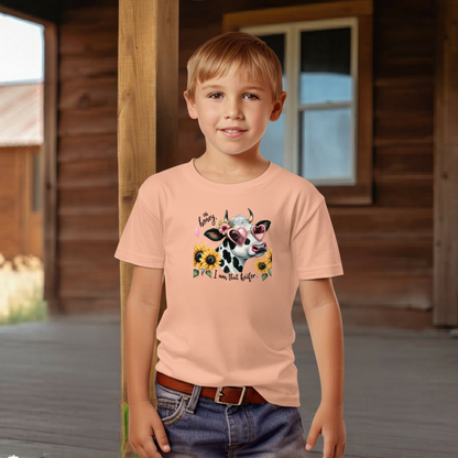 Oh Honey I Am That Heifer Youth Cowgirl Graphic Tee