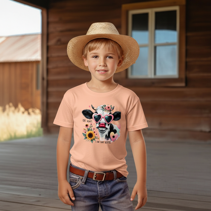 Oh Honey I Am That Heifer Youth Cow Graphic Tee