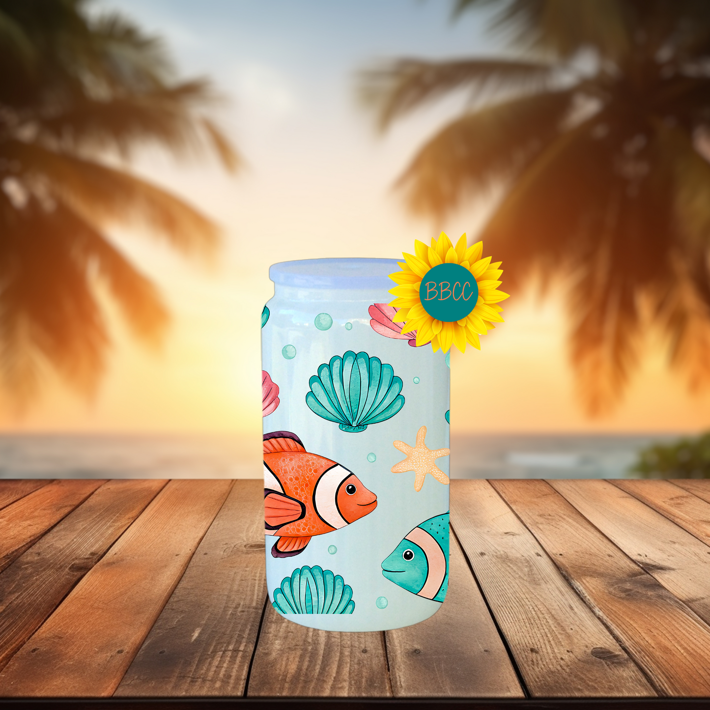 16oz Clownfish Coastal Tumbler
