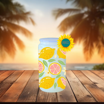 16oz Lemon Citrus Summer Tumbler