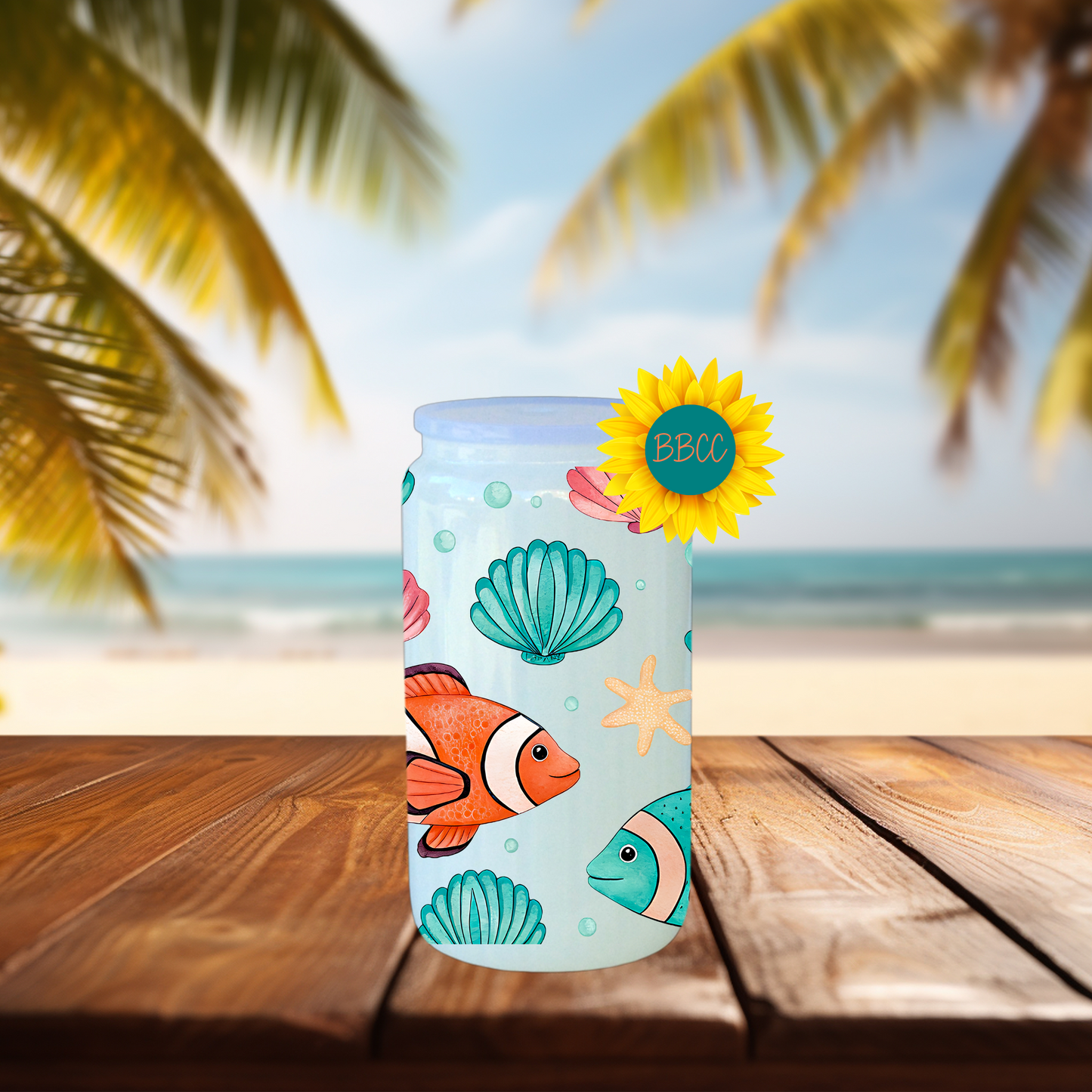 16oz Clownfish Coastal Tumbler