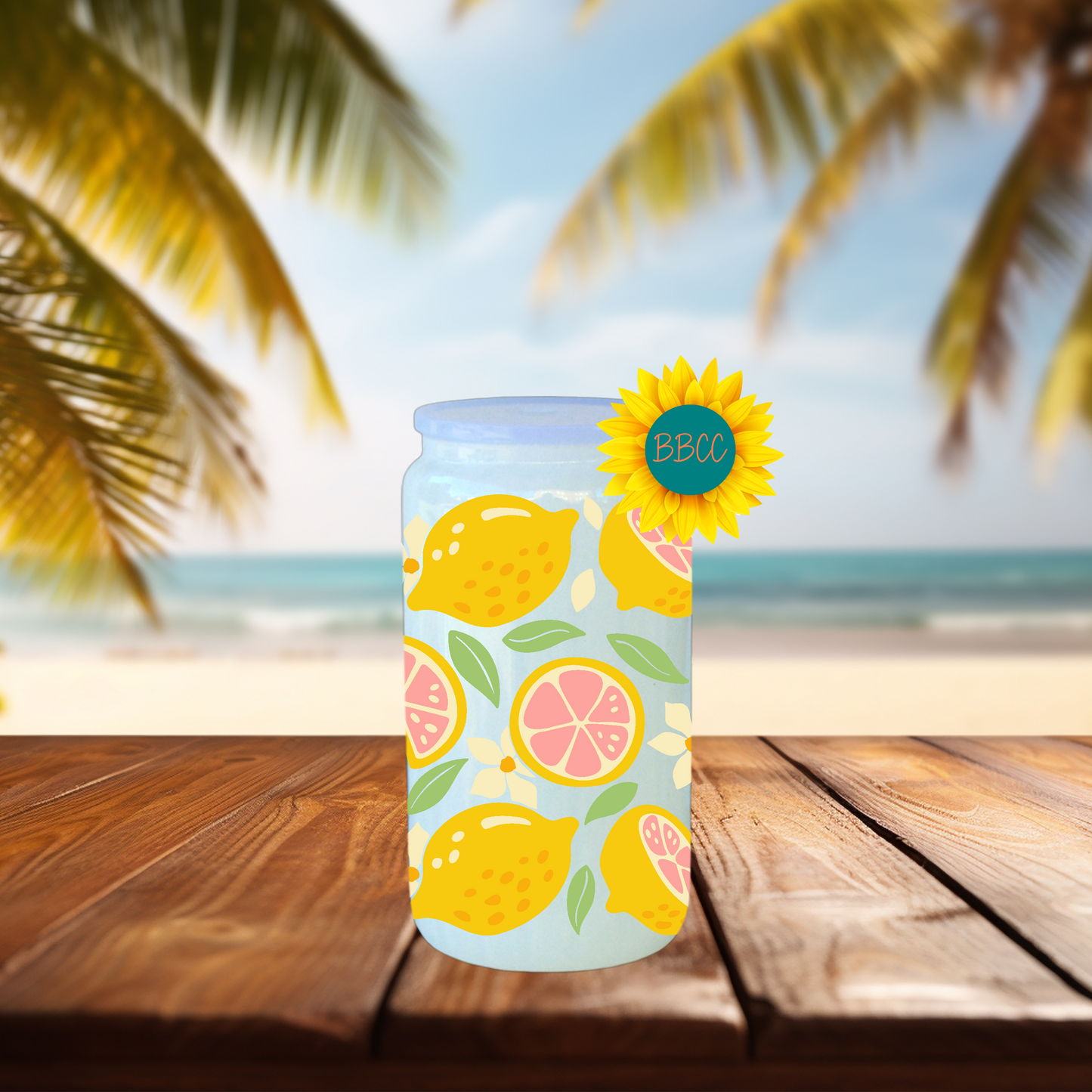 16oz Lemon Citrus Summer Tumbler