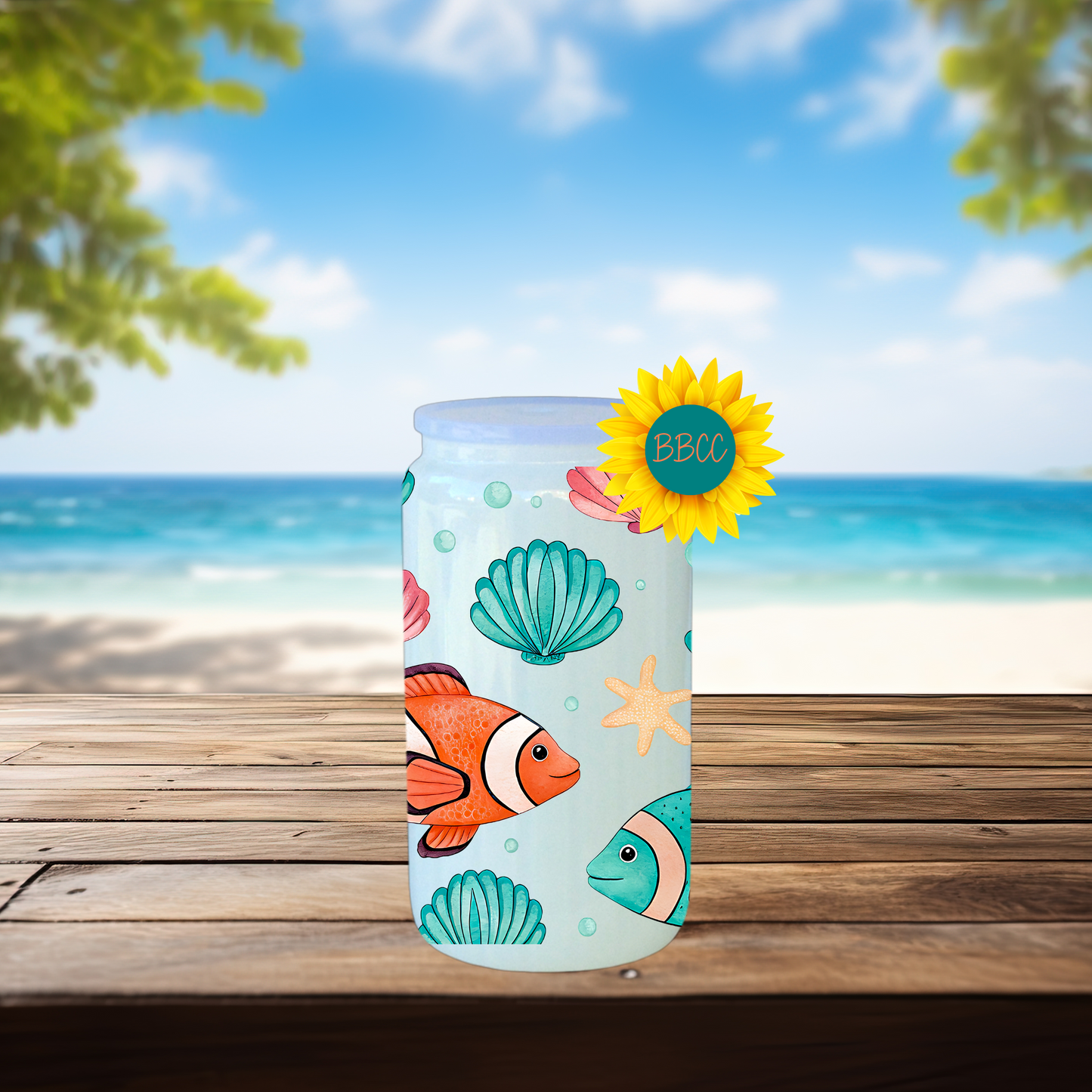 16oz Clownfish Coastal Tumbler