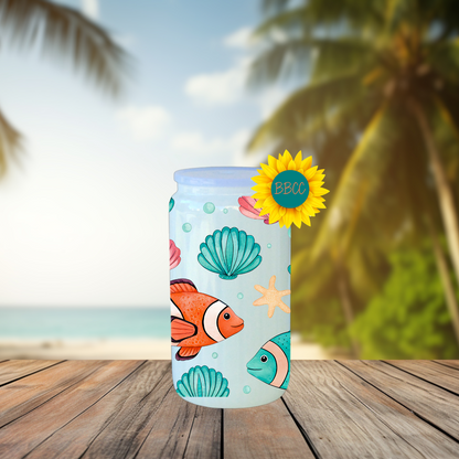 16oz Clownfish Coastal Tumbler
