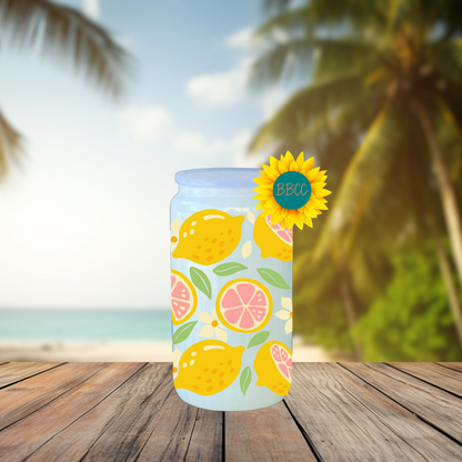 16oz Lemon Citrus Summer Tumbler