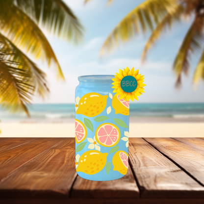 16oz Lemon Citrus Summer Tumbler