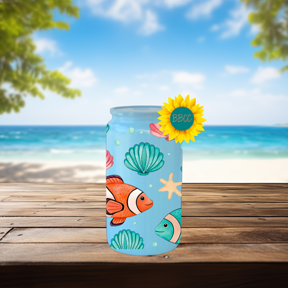 16oz Clownfish Coastal Tumbler