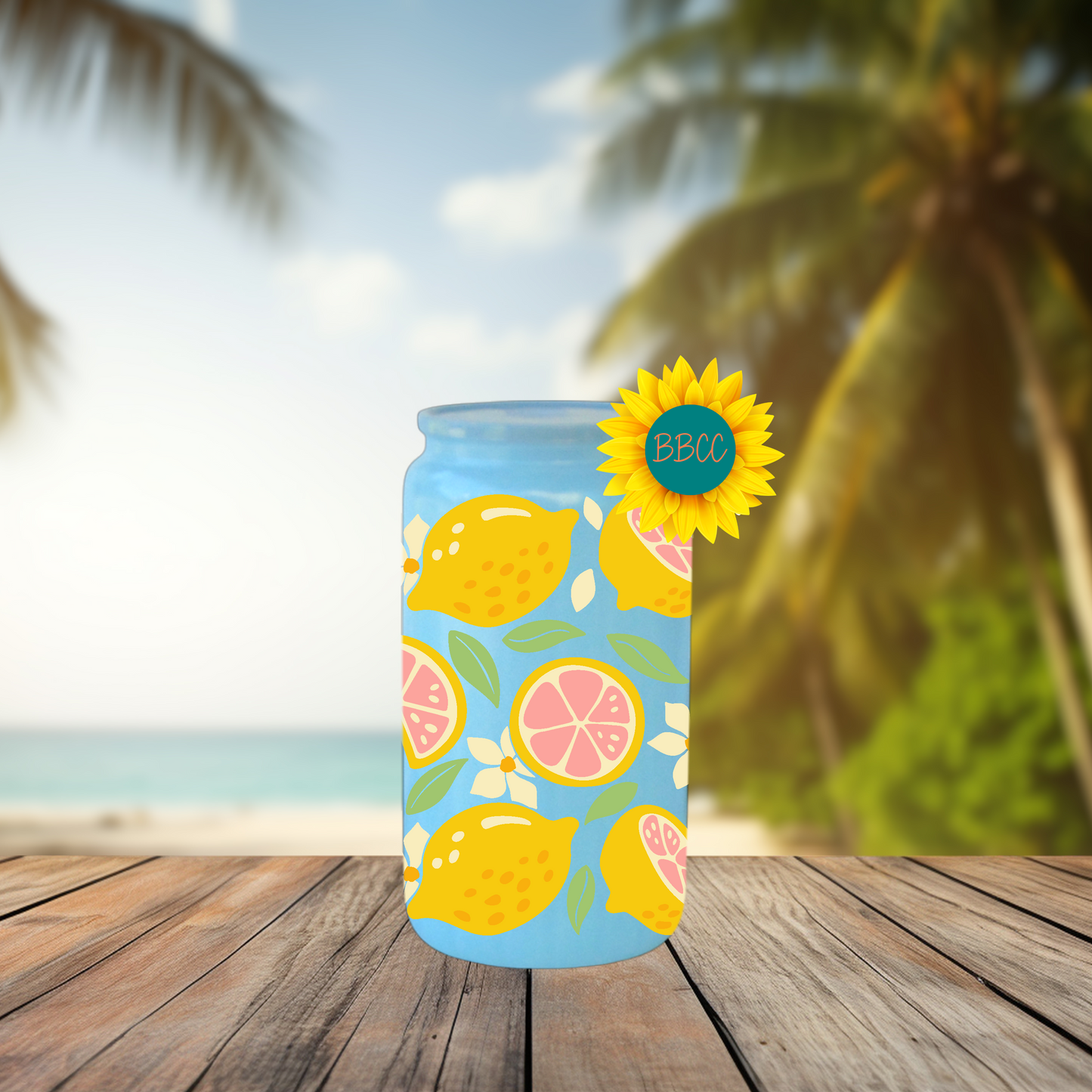 16oz Lemon Citrus Summer Tumbler