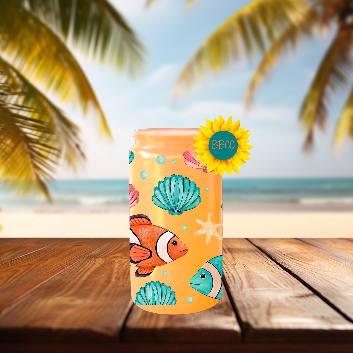 16oz Clownfish Coastal Tumbler