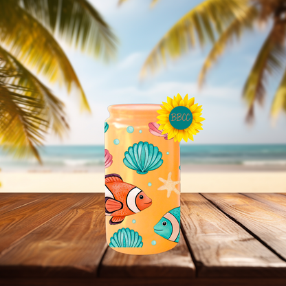 16oz Clownfish Coastal Tumbler