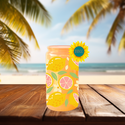 16oz Lemon Citrus Summer Tumbler