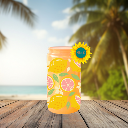 16oz Lemon Citrus Summer Tumbler